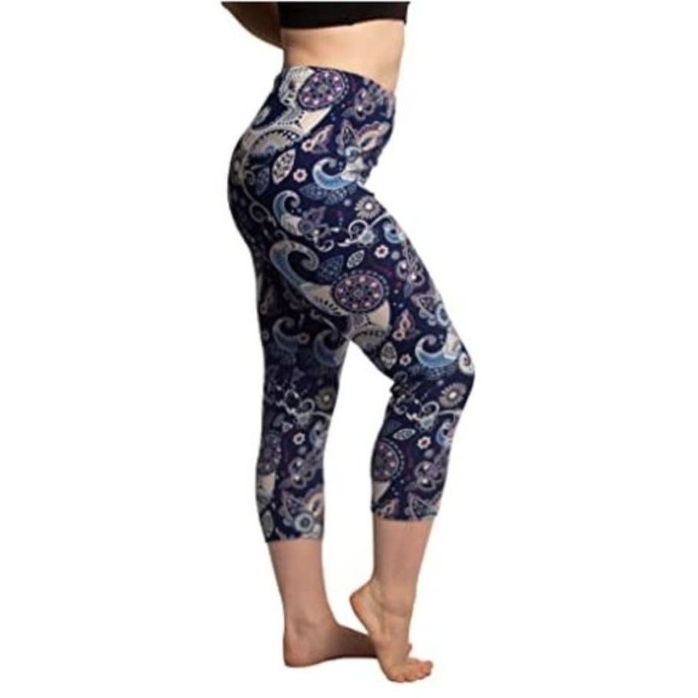 🎁 COMFY LEGGINGS Women's Capri Length Buttery Soft Yoga Workout